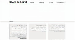 Desktop Screenshot of caue45.fr