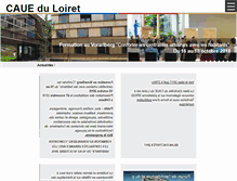 Tablet Screenshot of caue45.fr